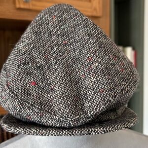 Amalgamated Clothing & Textile Workers Union SZ L Grey Tweed Newsboy Cap USA